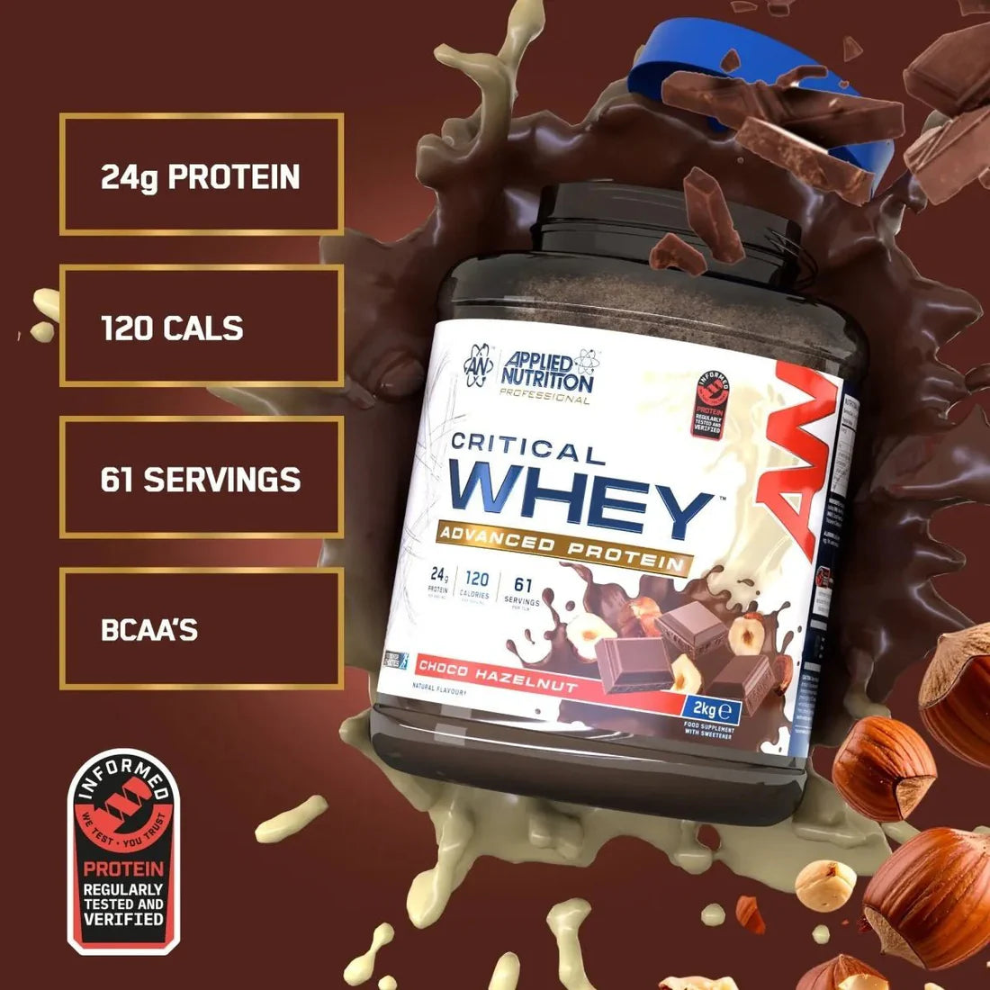 Applied Nutrition Critical Whey Advanced Protein 5 Lbs