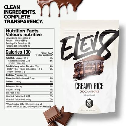 Elev8 Creamy Rice Chocolate Cake 25 Servicios