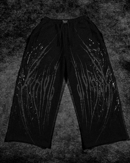 Breathedivinity Venom Texture Symbiote Banana Sweatpants Darkess
