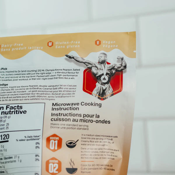 Elev8 Creamy Rice Salted Caramel 25 Servicios