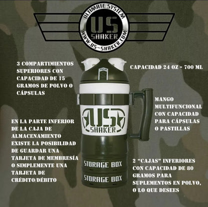 Us Shaker Militar 700 Ml