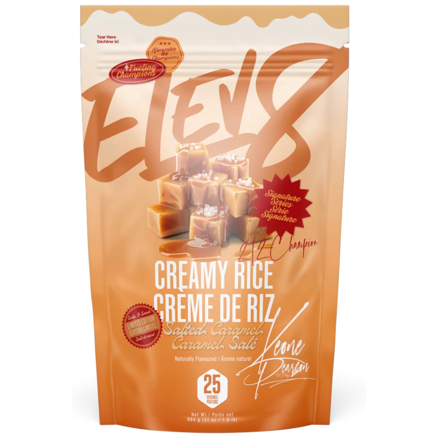 Elev8 Creamy Rice Salted Caramel 25 Servicios