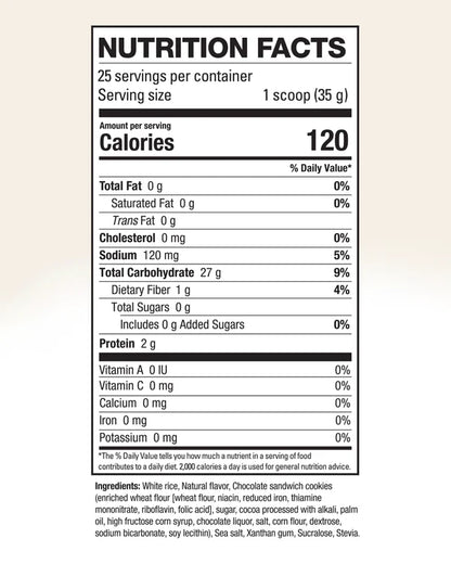 Elev8 Creamy Rice Cookies & Cream 25 Servicios