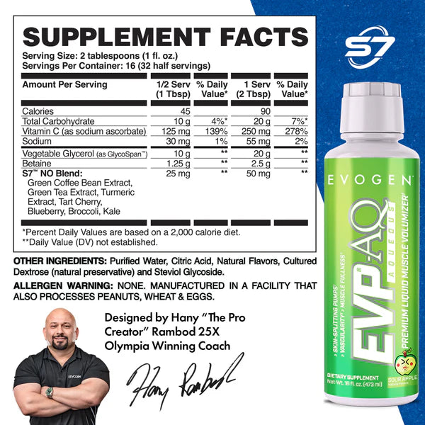 Evogen Evp-Aq Aqueous Liquid Glycerol 32 Servicios