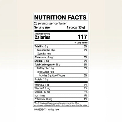 Elev8 Creamy Rice Plain 25 Servicios