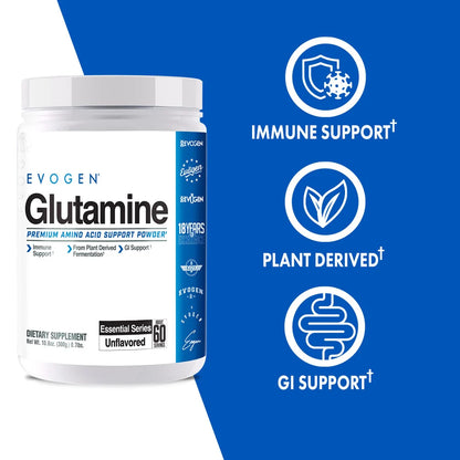 Evogen Glutamine 300 Gramos 60 Servicios
