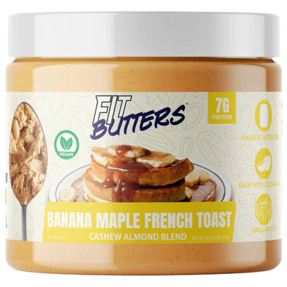 Fit Butters Banana Maple French Toast Cashew Almond Blend 14 Servicios