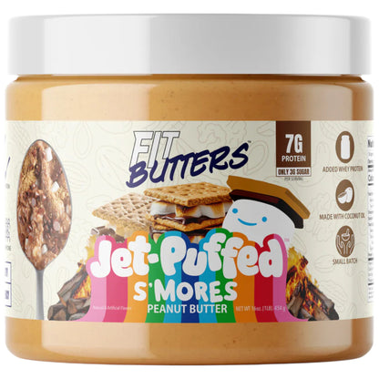 Fit Butters Jet-Puffed S´mores Peanut Butter 14 Servicios