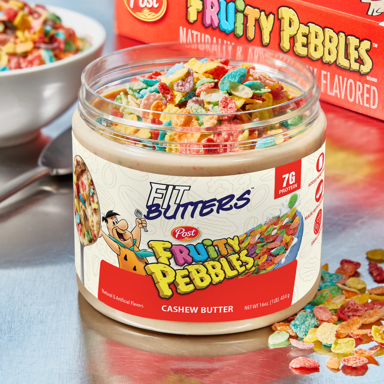 Fit Butters Fruity Pebbles Cashew Butter 14 Servicios