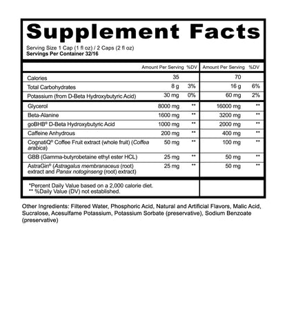 Panda Supplements X Pump Sauce Panda Sauce 32 Servicios