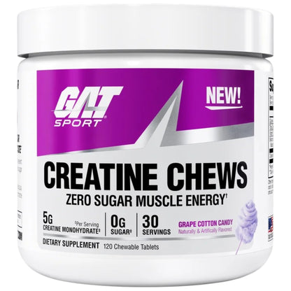 Gat Sport Creatine Chews 120 Tabletas 30 Servicios