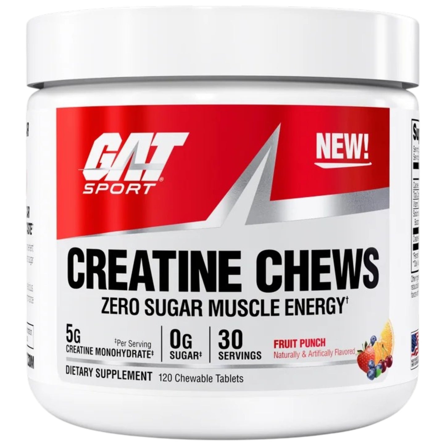Gat Sport Creatine Chews 120 Tabletas 30 Servicios