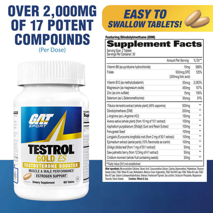 Gat Sport Testrol Gold 60 Tabletas