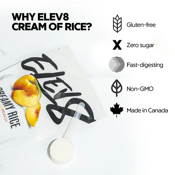 Elev8 Creamy Rice Georgia Peach 25 Servicios