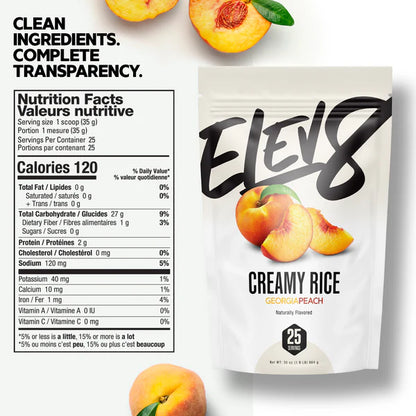 Elev8 Creamy Rice Georgia Peach 25 Servicios