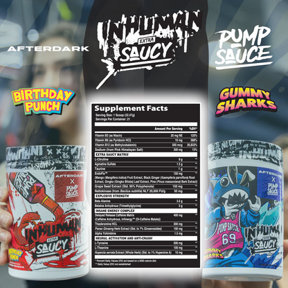 Afterdark X Pump Sauce Inhuman Extra Saucy 21 Servicios