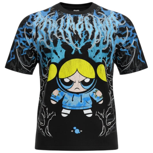 Civil Regime X Chicas Superpoderosas T-Shirt Oversized Burbuja