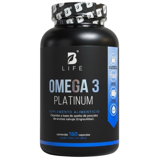 B Life Omega 3 Platinum 180 Capsulas