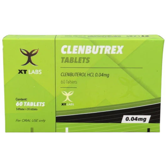 Xt Labs Clenbutrex (Clembuterol) 0.04 Mg 60 Tabletas