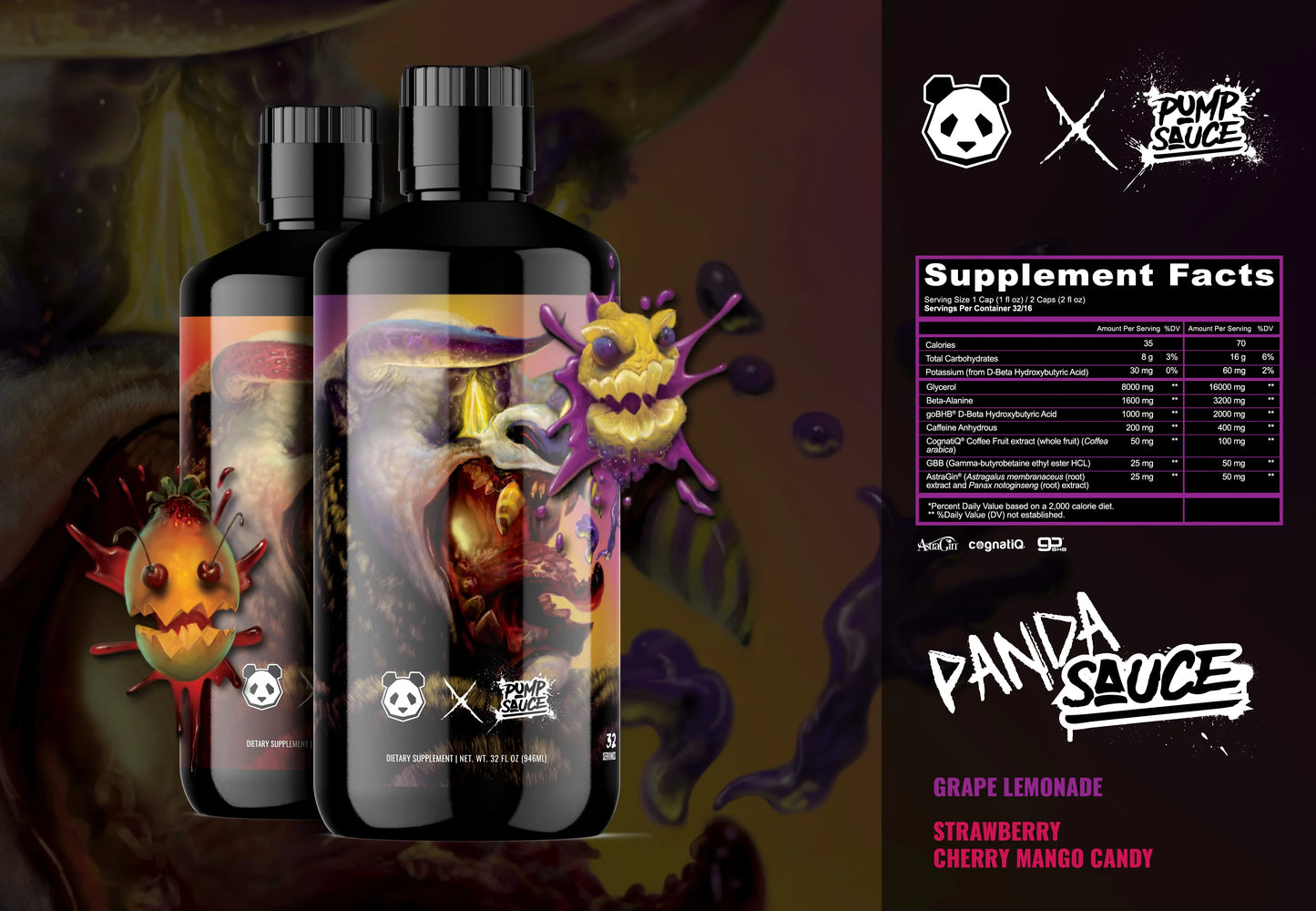 Panda Supplements X Pump Sauce Panda Sauce 32 Servicios