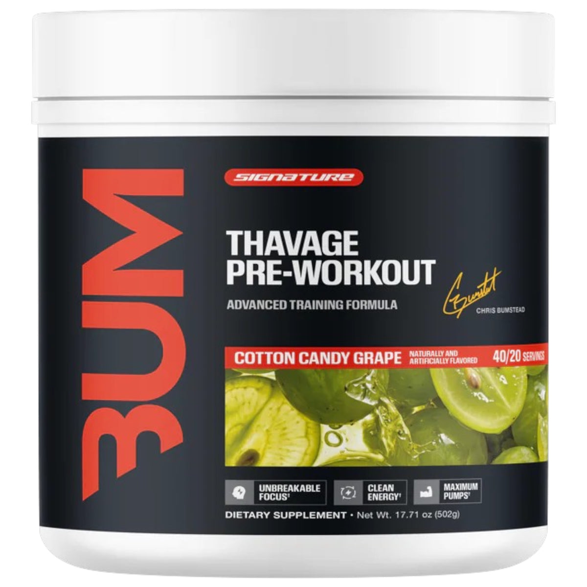 Raw Nutrition Bum Thavage Pre-Workout 40 Servicios
