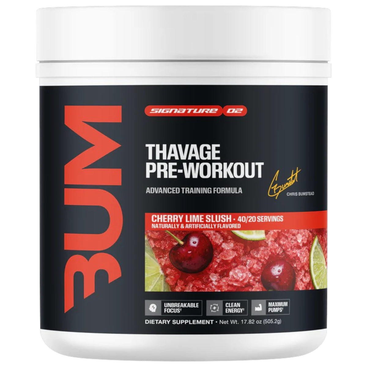 Raw Nutrition Bum Thavage Pre-Workout 40 Servicios
