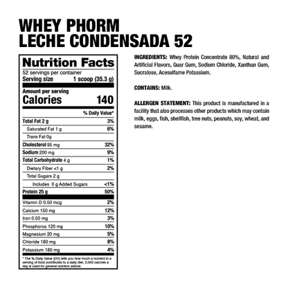 Dragon Pharma Whey Phorm 4 Lbs