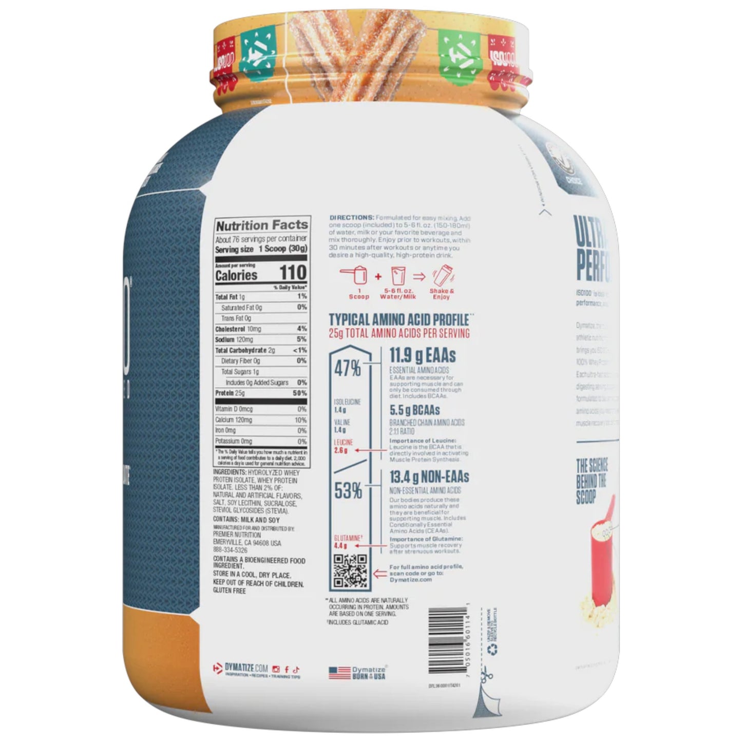 Dymatize Iso 100 Hydrolized 5 Lbs