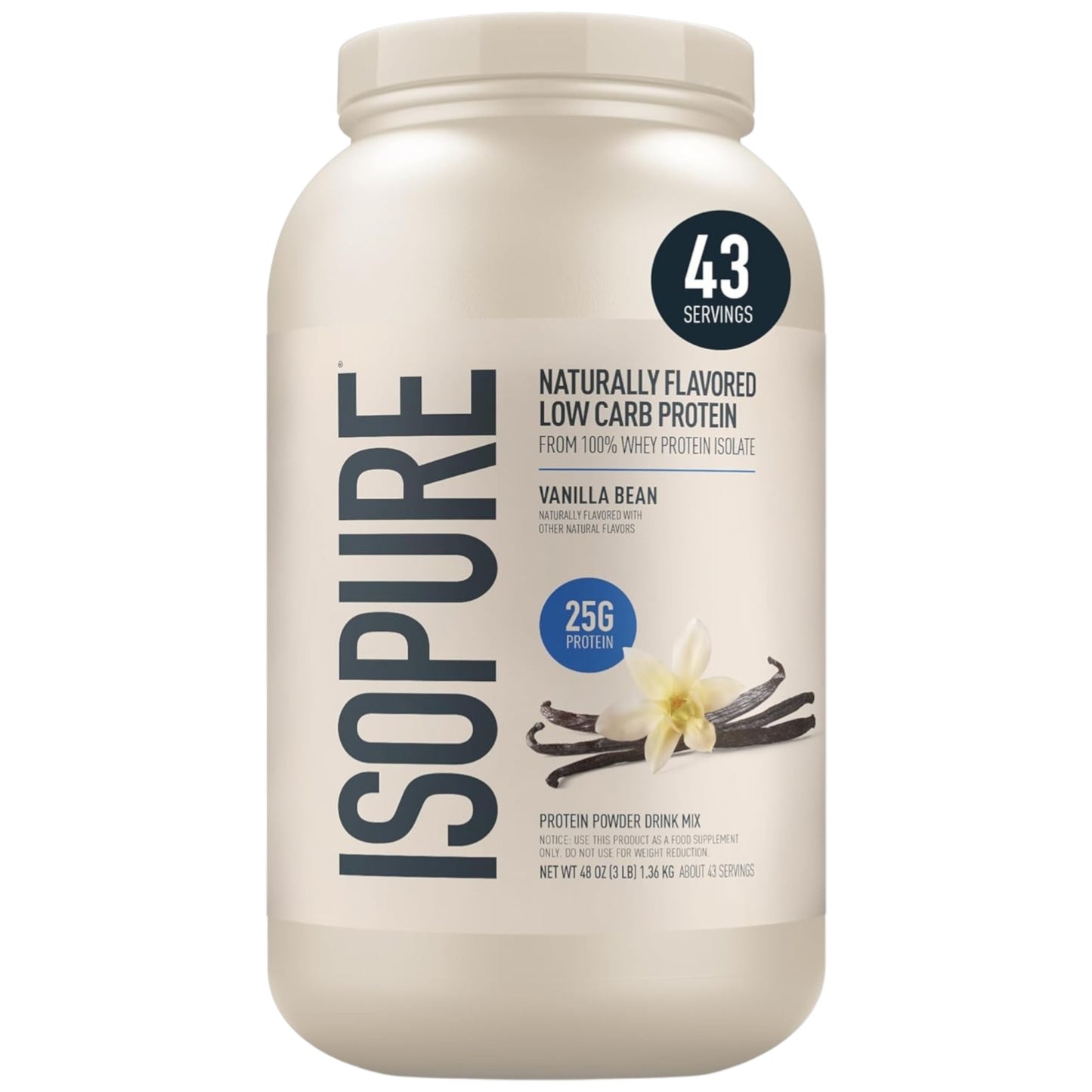 Isopure Zero Carb / Low Carb 3 Lbs