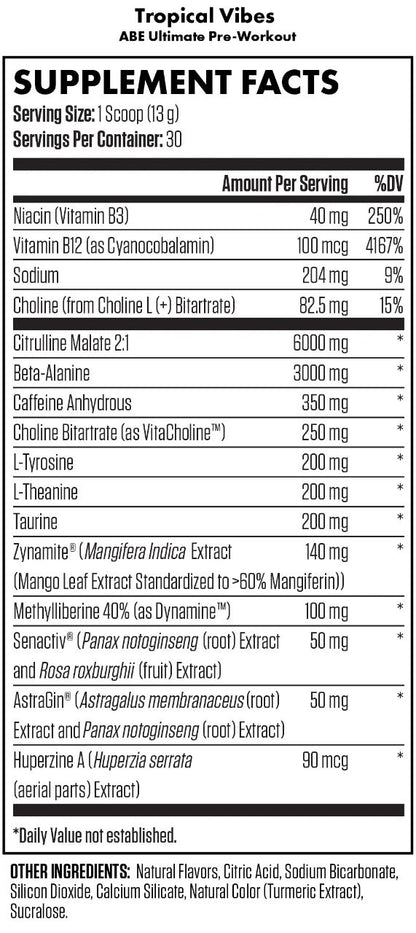 Applied Nutrition Abe All Black Everything Pre 30 Servicios