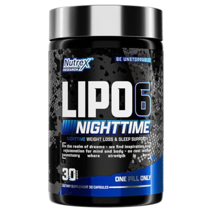 Nutrex Lipo6 Nighttime 30 Capsulas