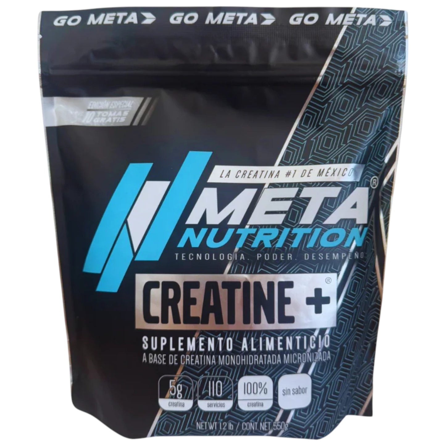 Meta Nutrition Creatine + 550 Gramos 110 Servicios