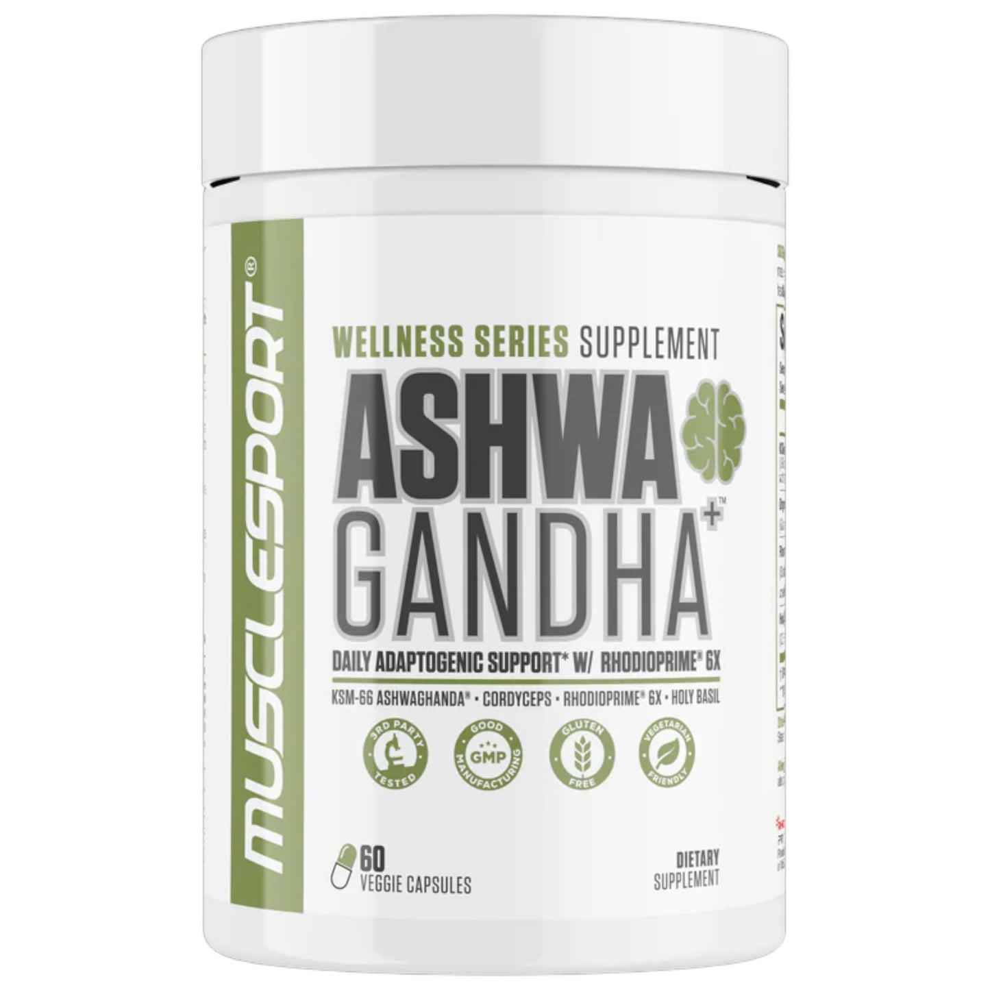 Musclesport Ashwagandha 60 Capsulas