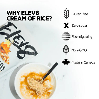 Elev8 Creamy Rice Maple & Brown Sugar 25 Servicios
