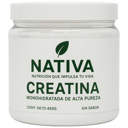 Nativa Creatina Monohidratada 450 Gramos 90 Servicios