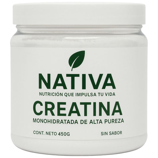 Nativa Creatina Monohidratada 450 Gramos 90 Servicios