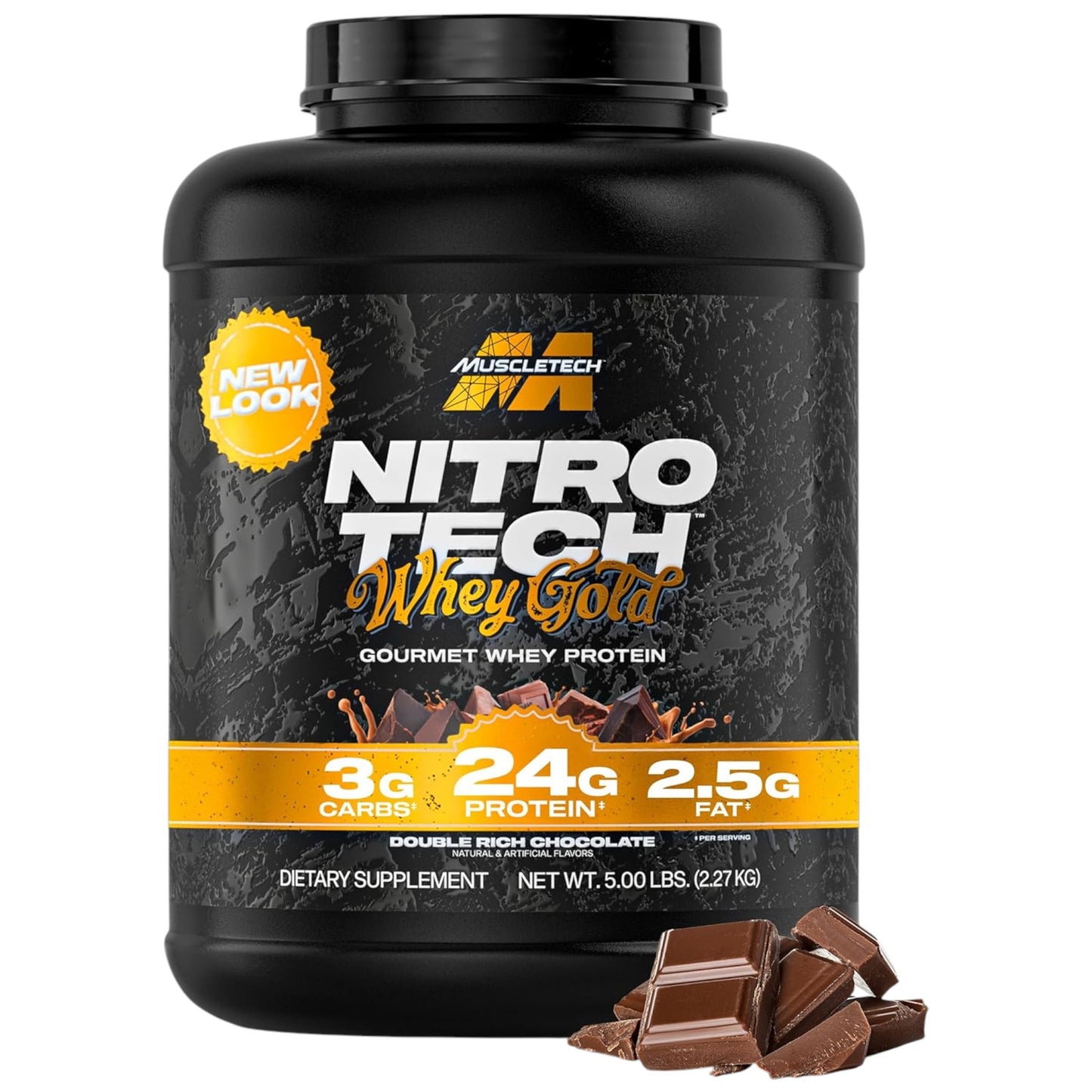Muscletech Nitro Tech 100% Whey Gold 5 Lbs