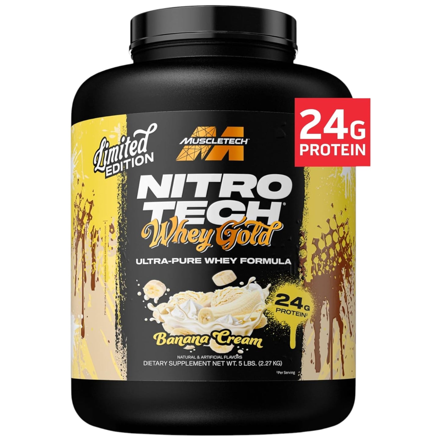Muscletech Nitro Tech 100% Whey Gold 5 Lbs