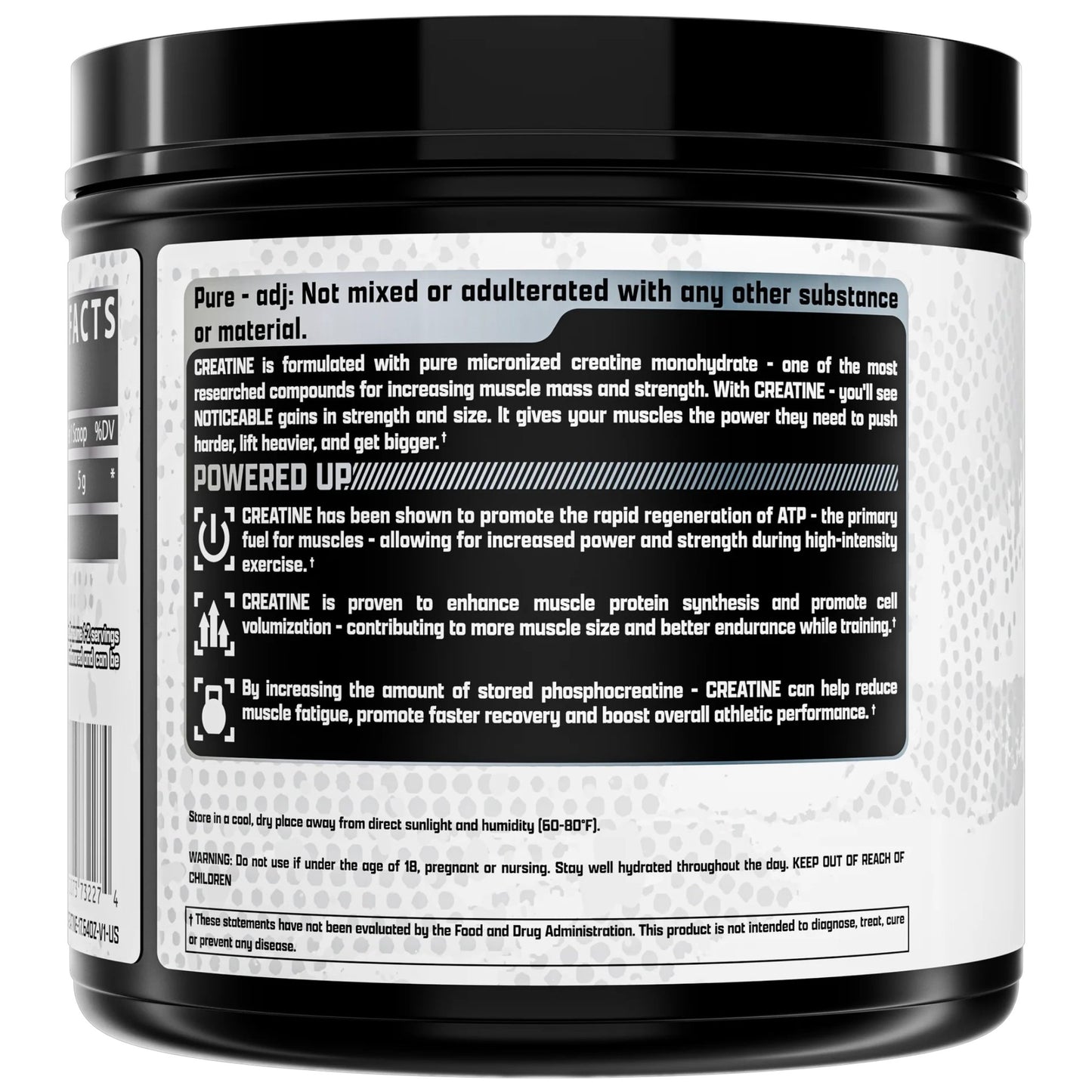 Nutrex Creatine Monohydrate 500 Gramos 100 Servicios