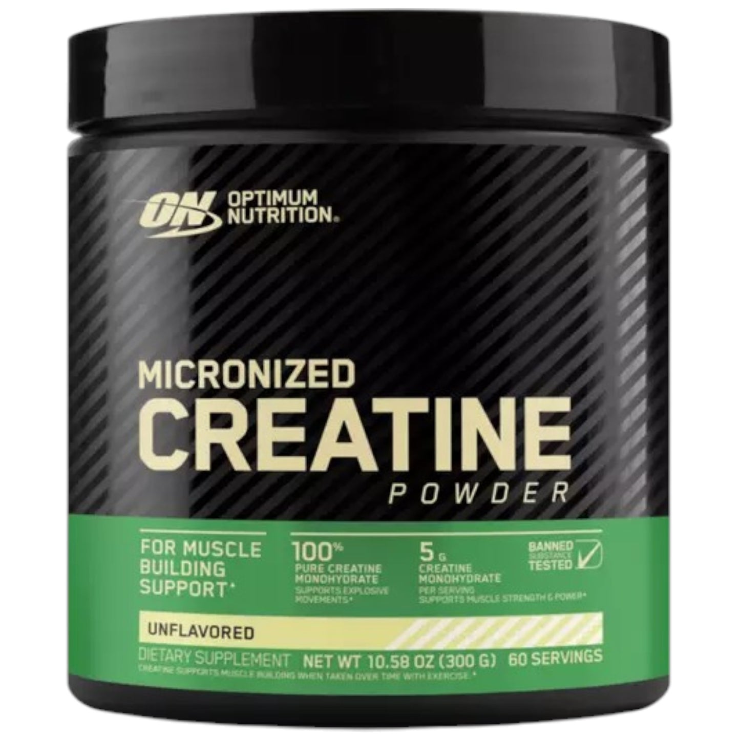 On Micronized Creatine Powder 300 Gramos 60 Servicios