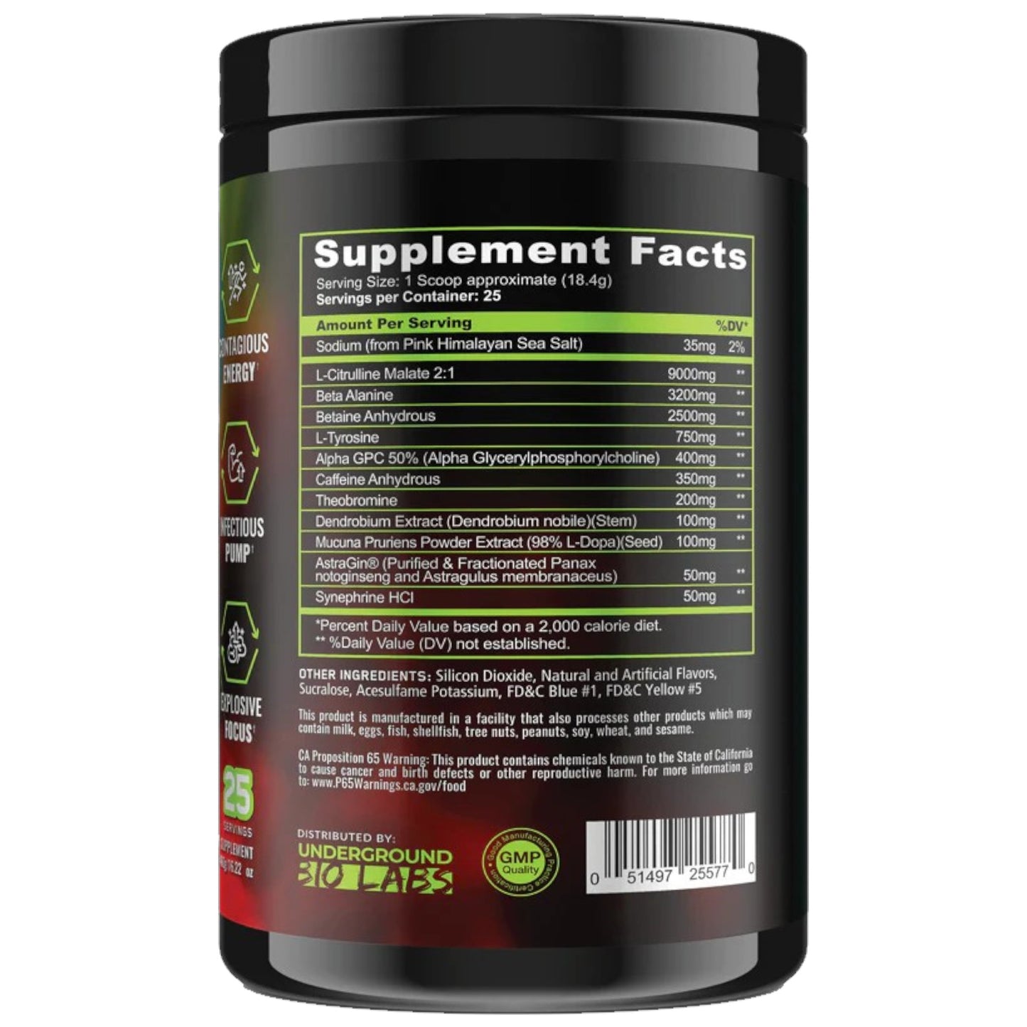 Panda Supplements Pandamic Extreme 25 Servicios
