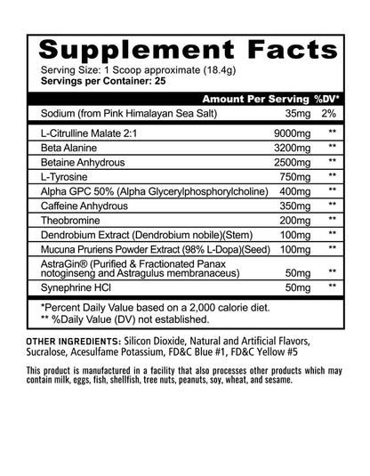 Panda Supplements Pandamic Extreme 25 Servicios