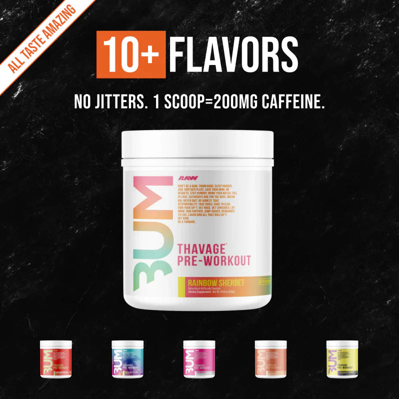 Raw Nutrition Bum Thavage Pre-Workout 40 Servicios