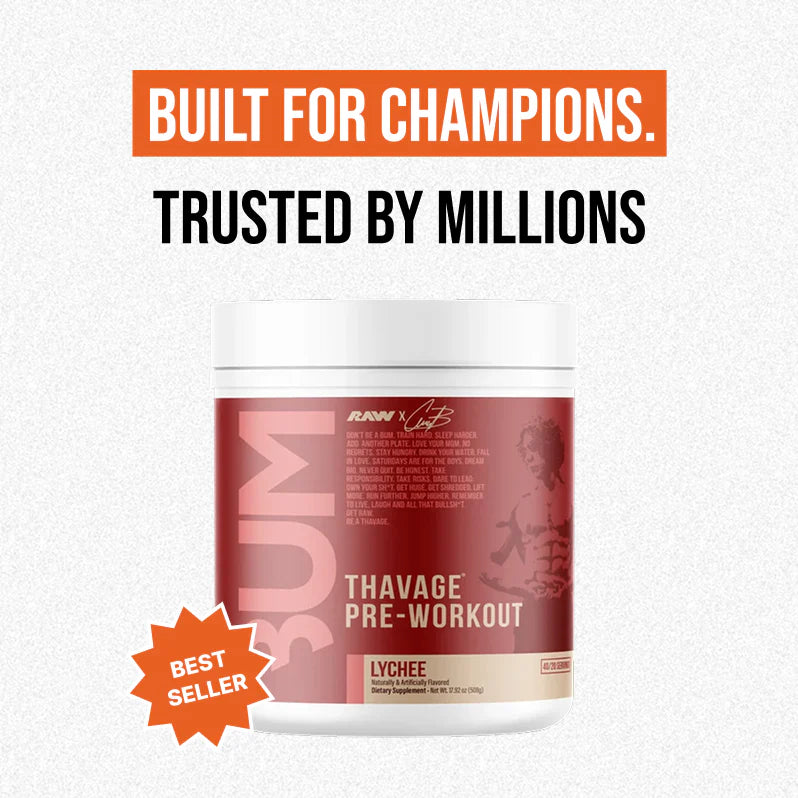 Raw Nutrition Bum Thavage Pre-Workout 40 Servicios