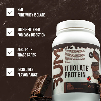 Raw Nutrition Bum Itholate Protein 1.80 Lbs