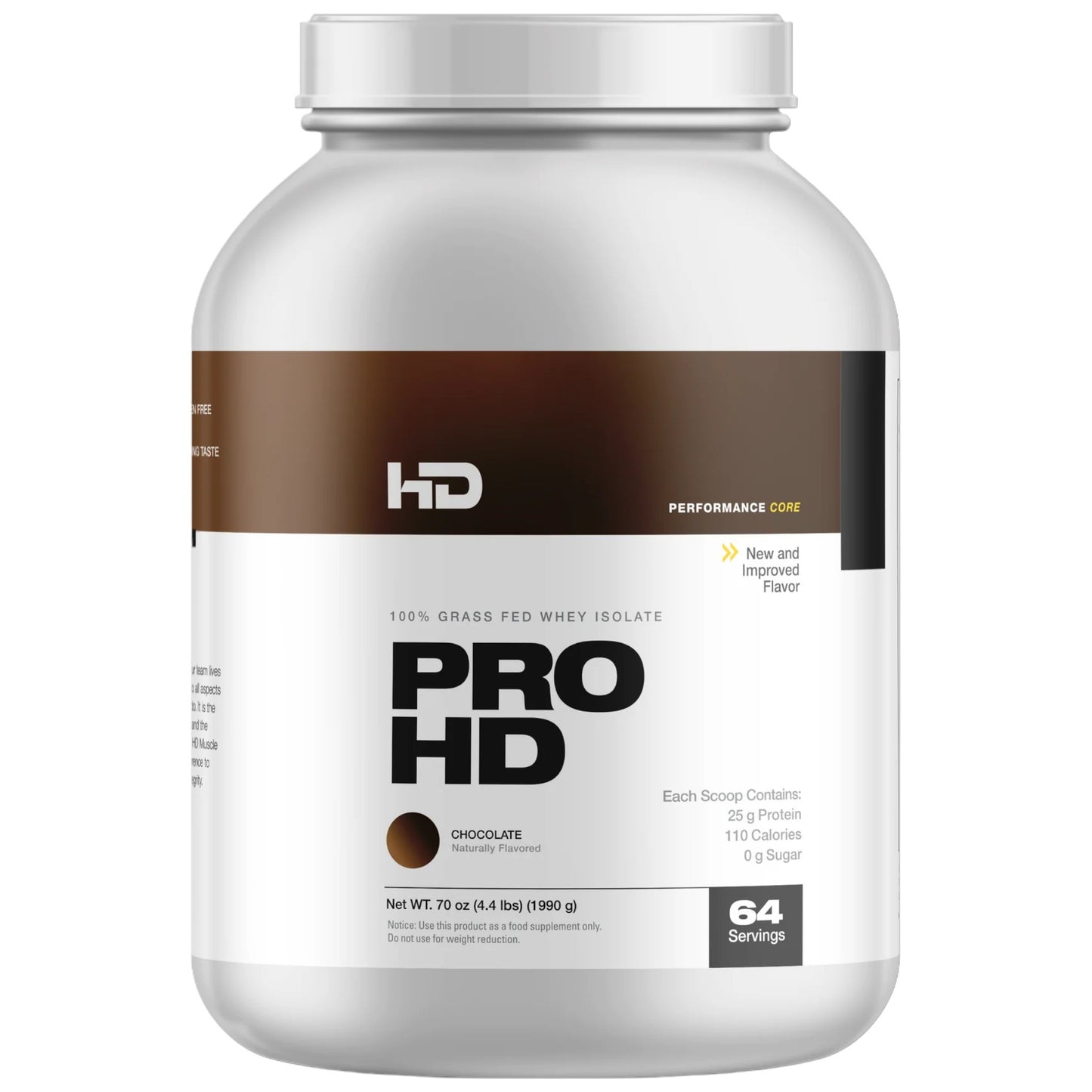 Hd Muscle ProHd 100% Grass Fed Whey Isolate 4.4 Lbs