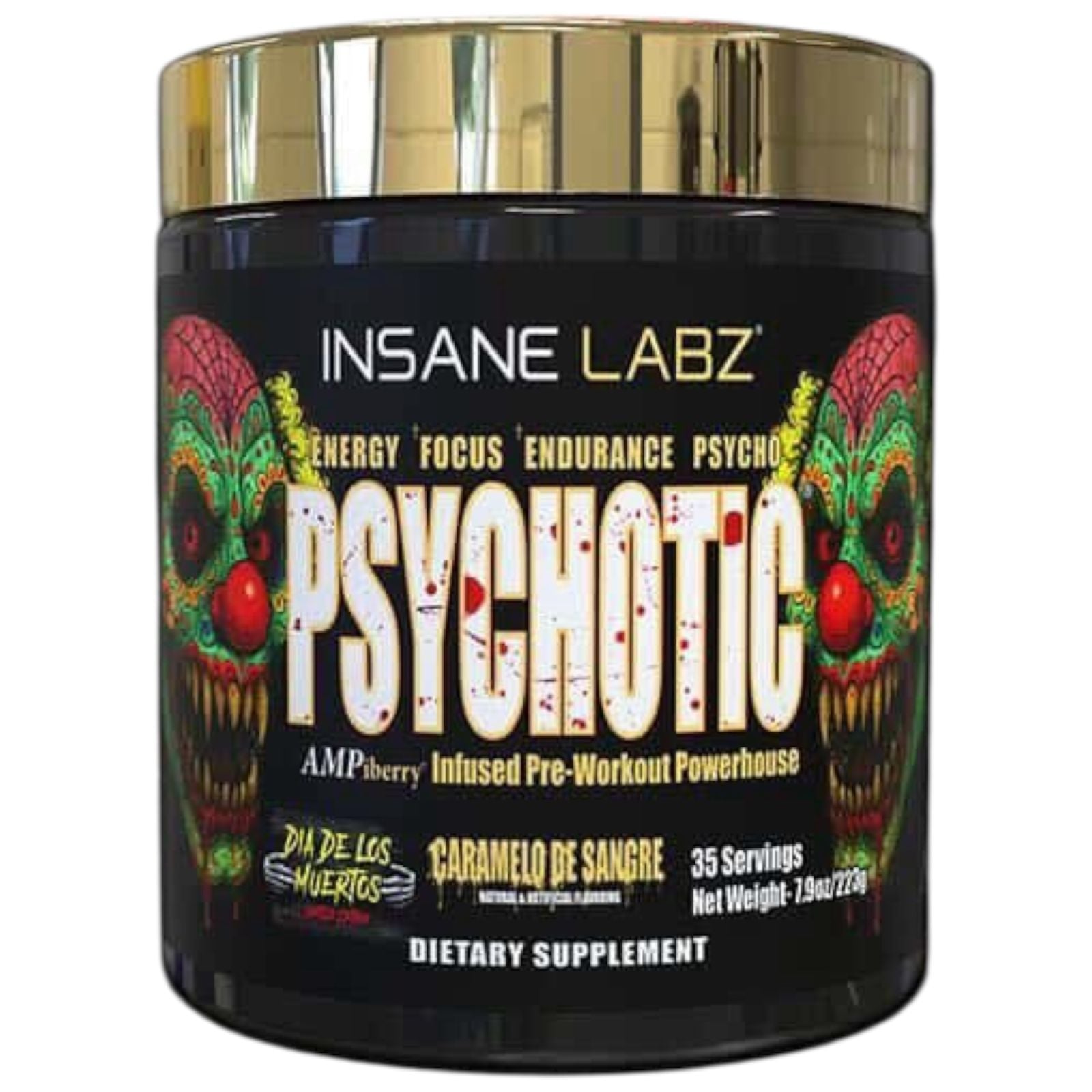 Insane Labz Psychotic Gold 35 Servicios – Suplementos Alex MX