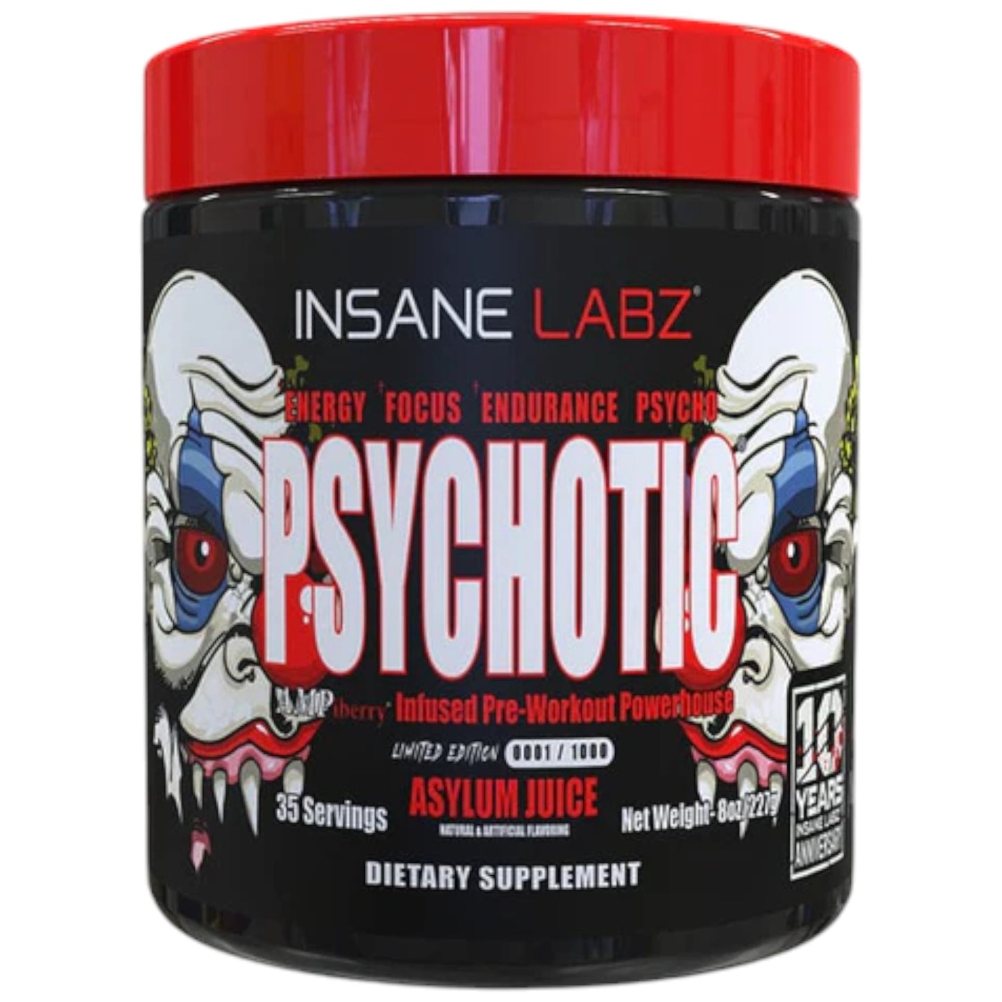 Insane Labz Psychotic Rojo 35 Servicios