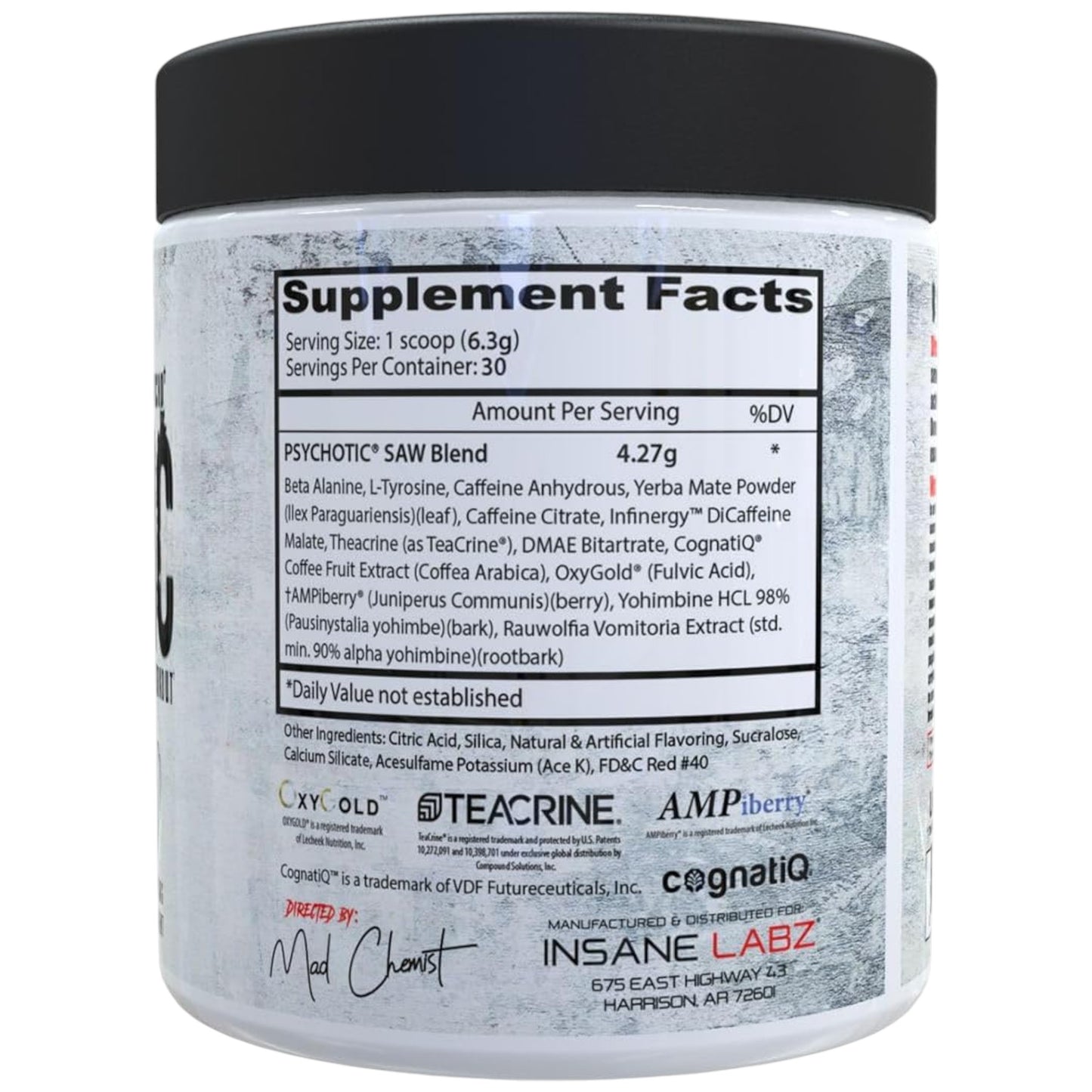 Insane Labz Psychotic Saw 30 Servicios