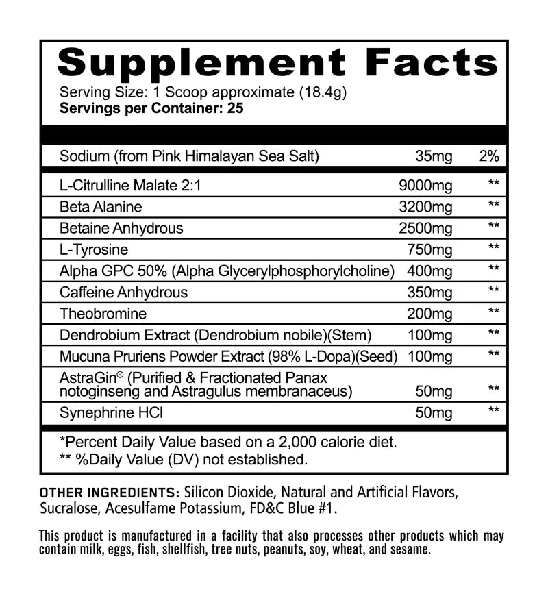 Panda Supplements Pandamic Extreme 25 Servicios
